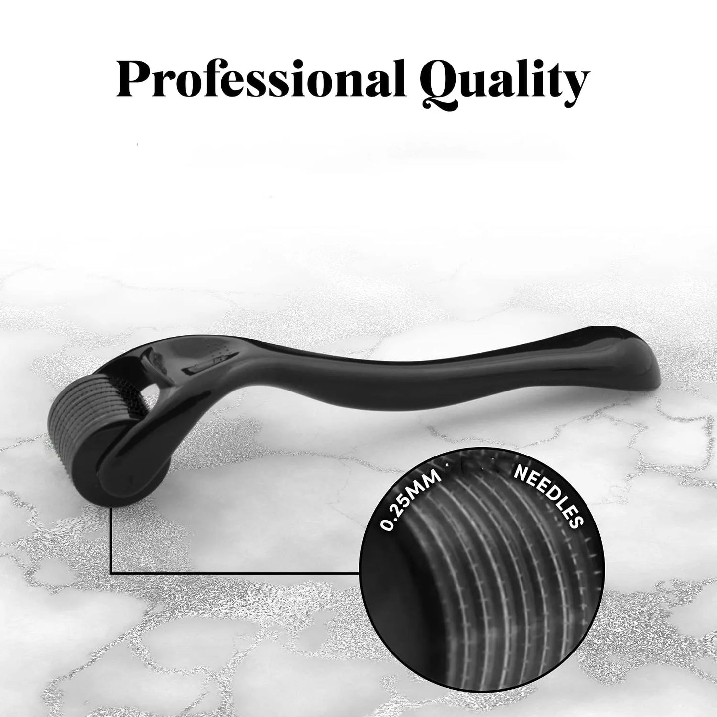 Derma Roller for Skin and Hair (0.2mm/0.25mm/0.3mm Needle)