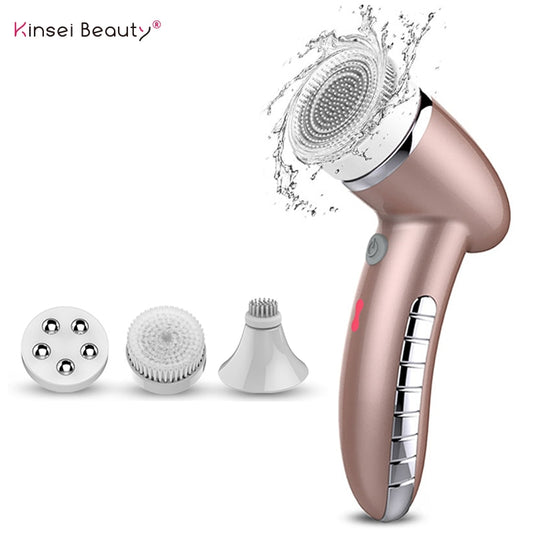 Facial Cleansing Brush 360 Degree Rotation Mini Face Cleaner Deep Pore Blackhead Remover Cleaning Machine Beauty Skin Care Tools