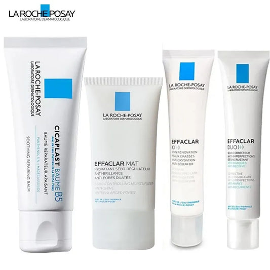 Original La Roche Posay K+ Duo+ Lotion Effaclar Mat Cream Cicaplast B5 Lotion Oil Control Acne Removal Repairing Skin Care