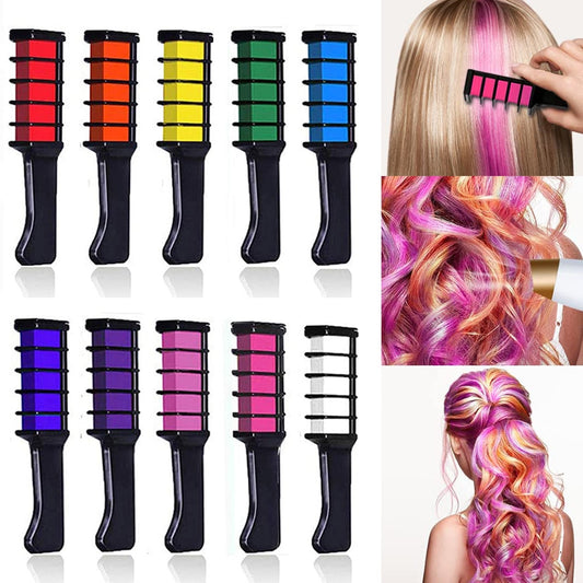 Professional Hair Chalk Color Dyes With Comb