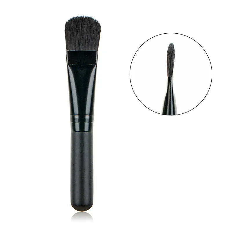 Face Mask Brush Flat Soft Hair Facial Cleansing Skin Care Blender Foundation Applicator Concealer Brush Beauty Makeup Tool